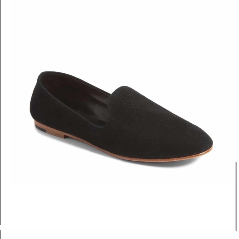 Vince Black Suede Loafers